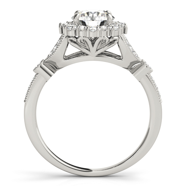 Mairi Vintage Inspired Halo Engagement Ring