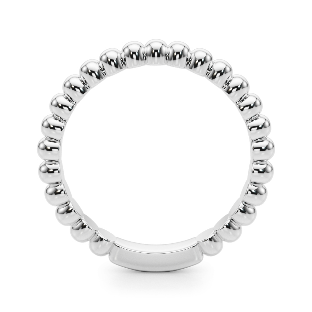 Lisette Beaded Wedding Band