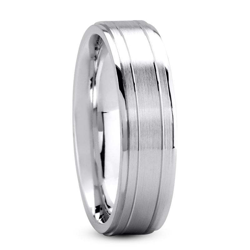 Innes Diamond Carved band (7mm)