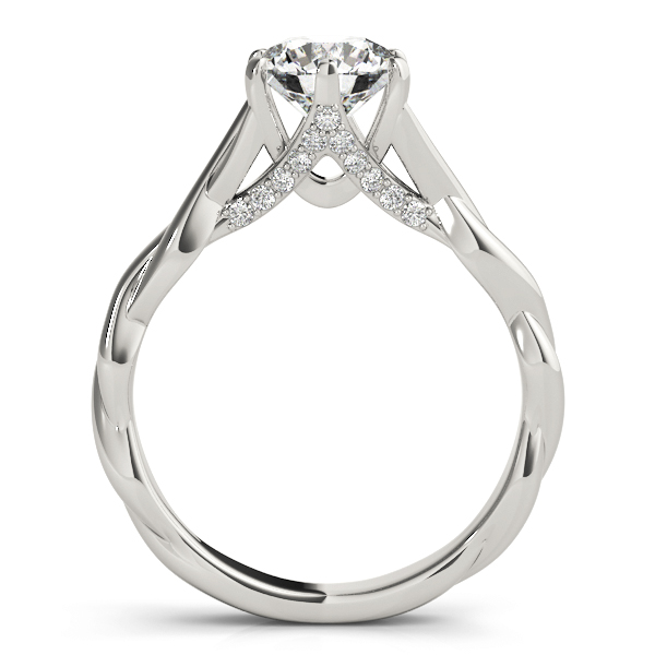 Skylar 6 Prong Twist Engagement Ring