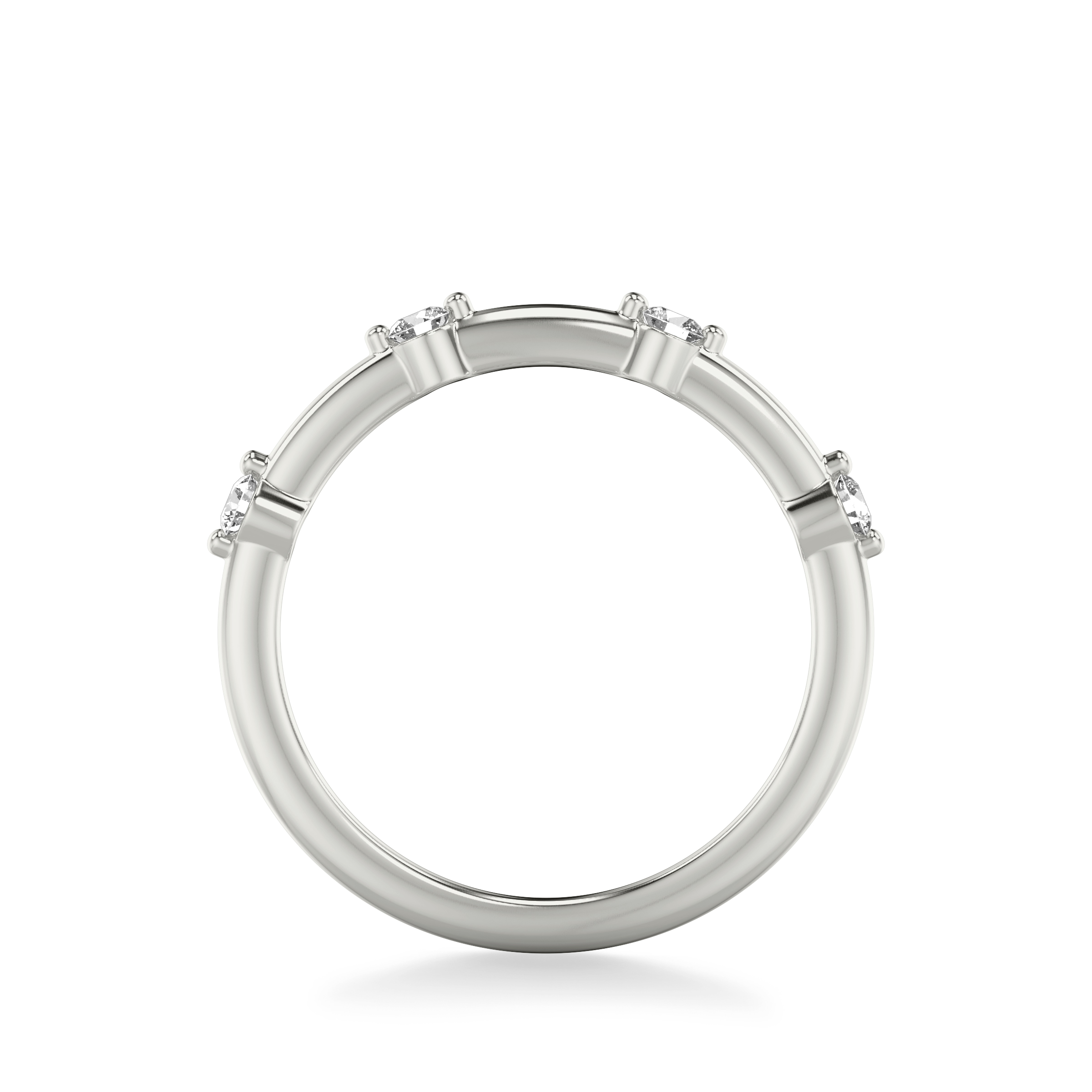 Daria Classic Diamond Wedding Band
