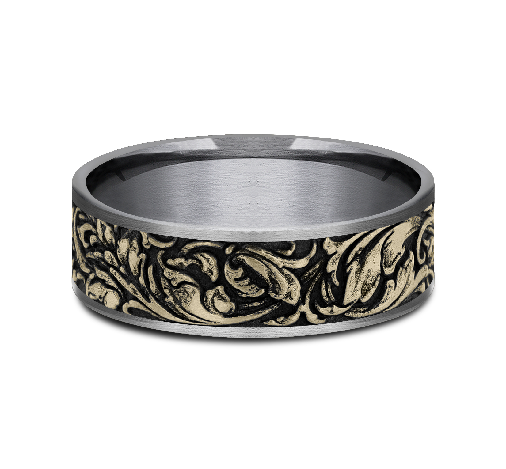 Sovereign Mixed Metal Comfort-Fit Band (7.5mm)