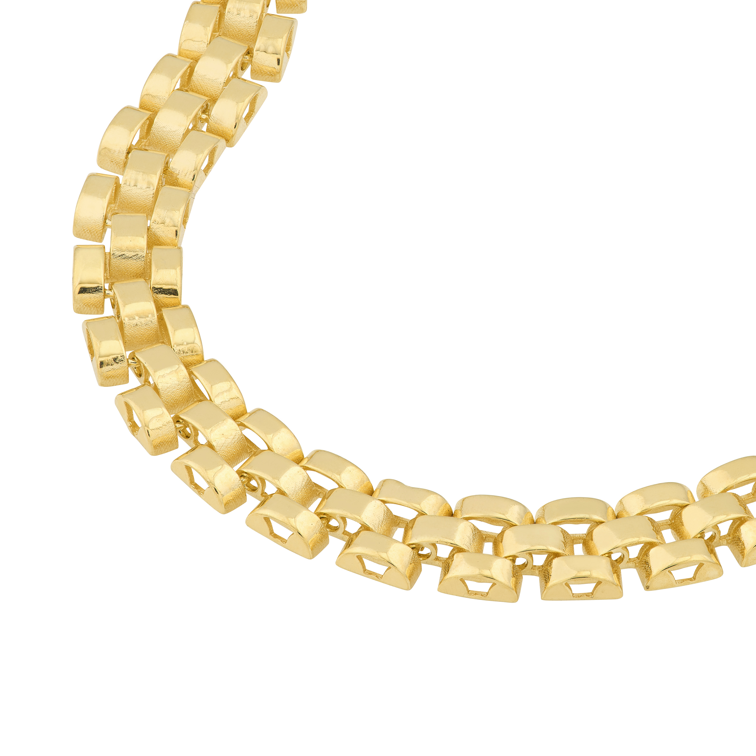 Triple Box Link Bracelet