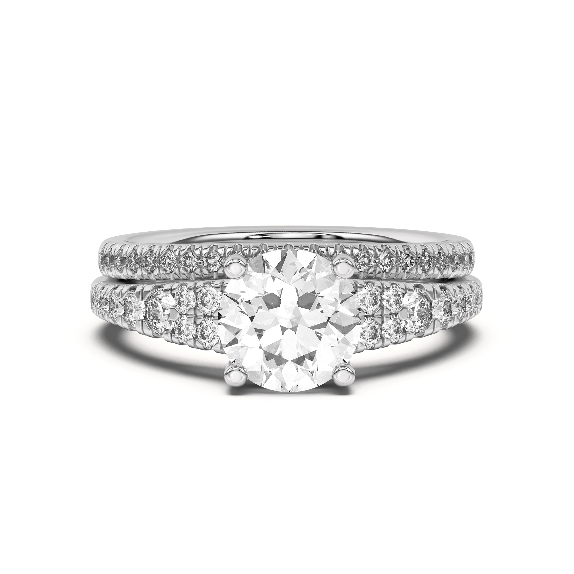Nalani Curved Pave Band