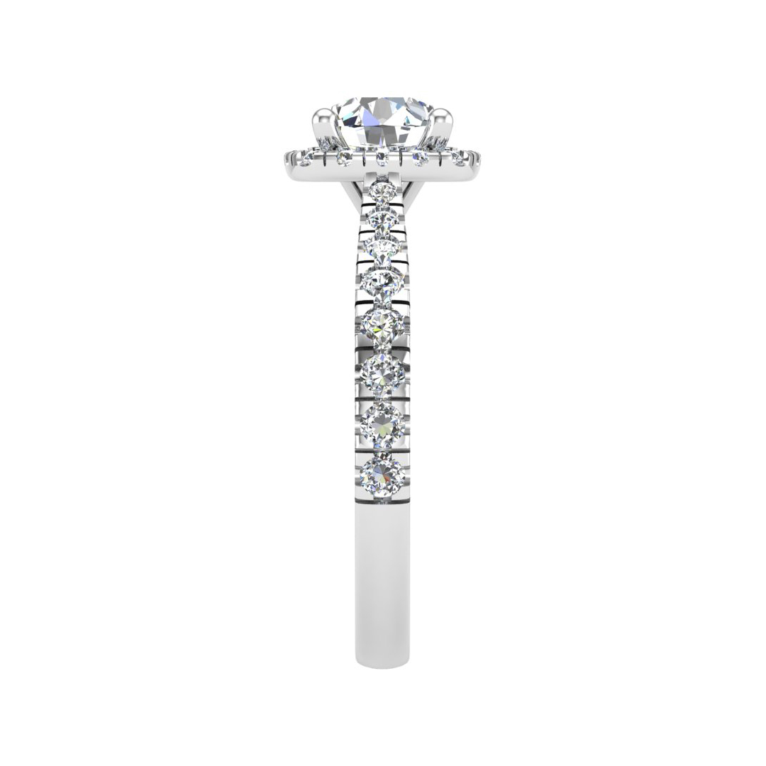 Riley Halo Engagement Ring