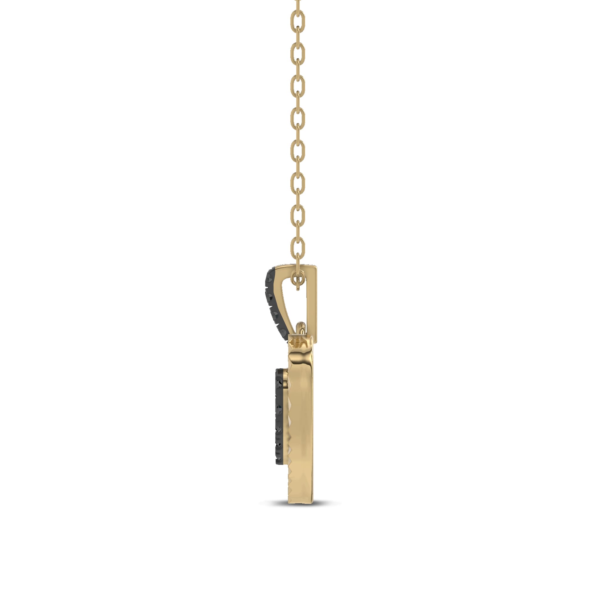 Midnight Noir Radiant Heart Necklace By Christian Siriano