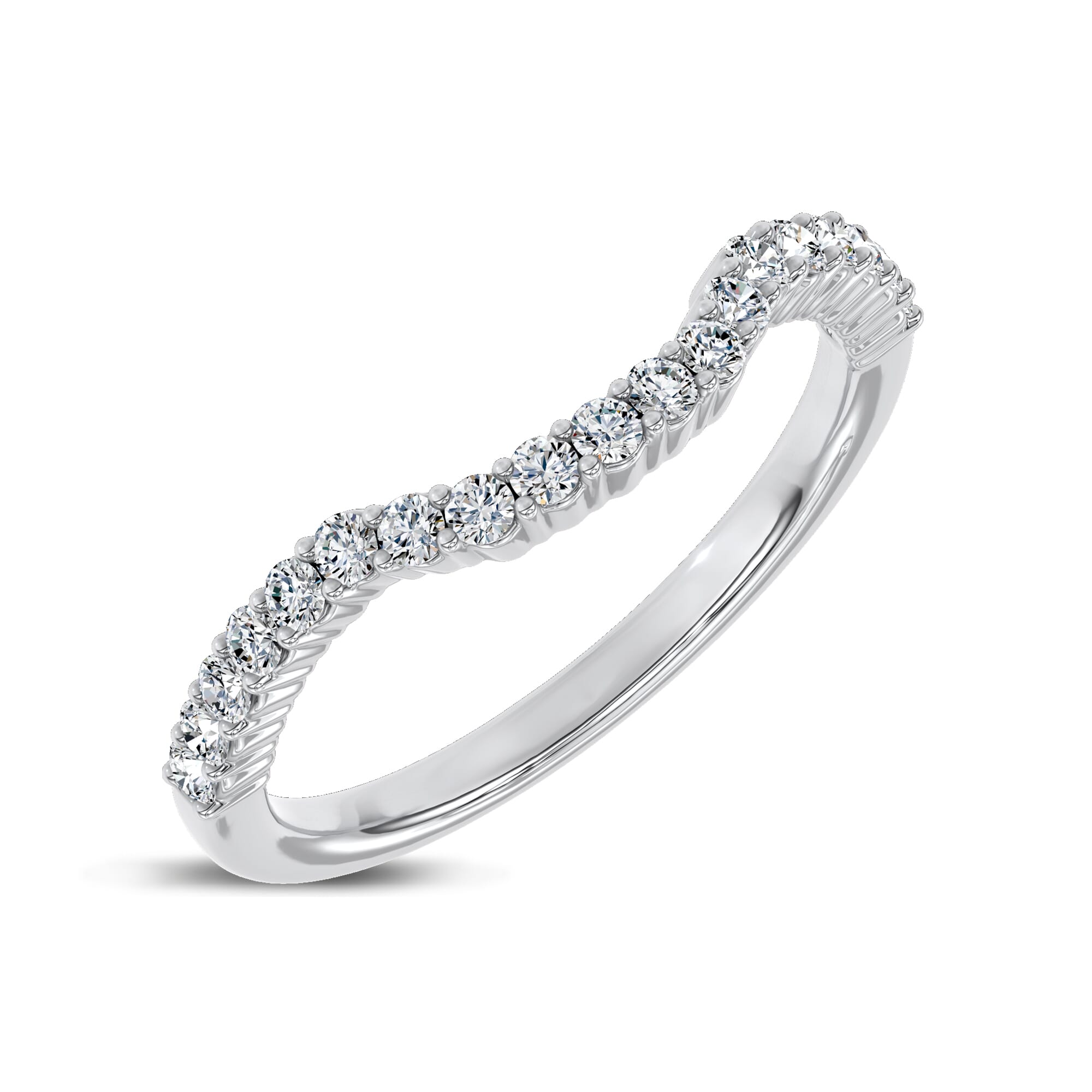 Dorian Contour Pave Band