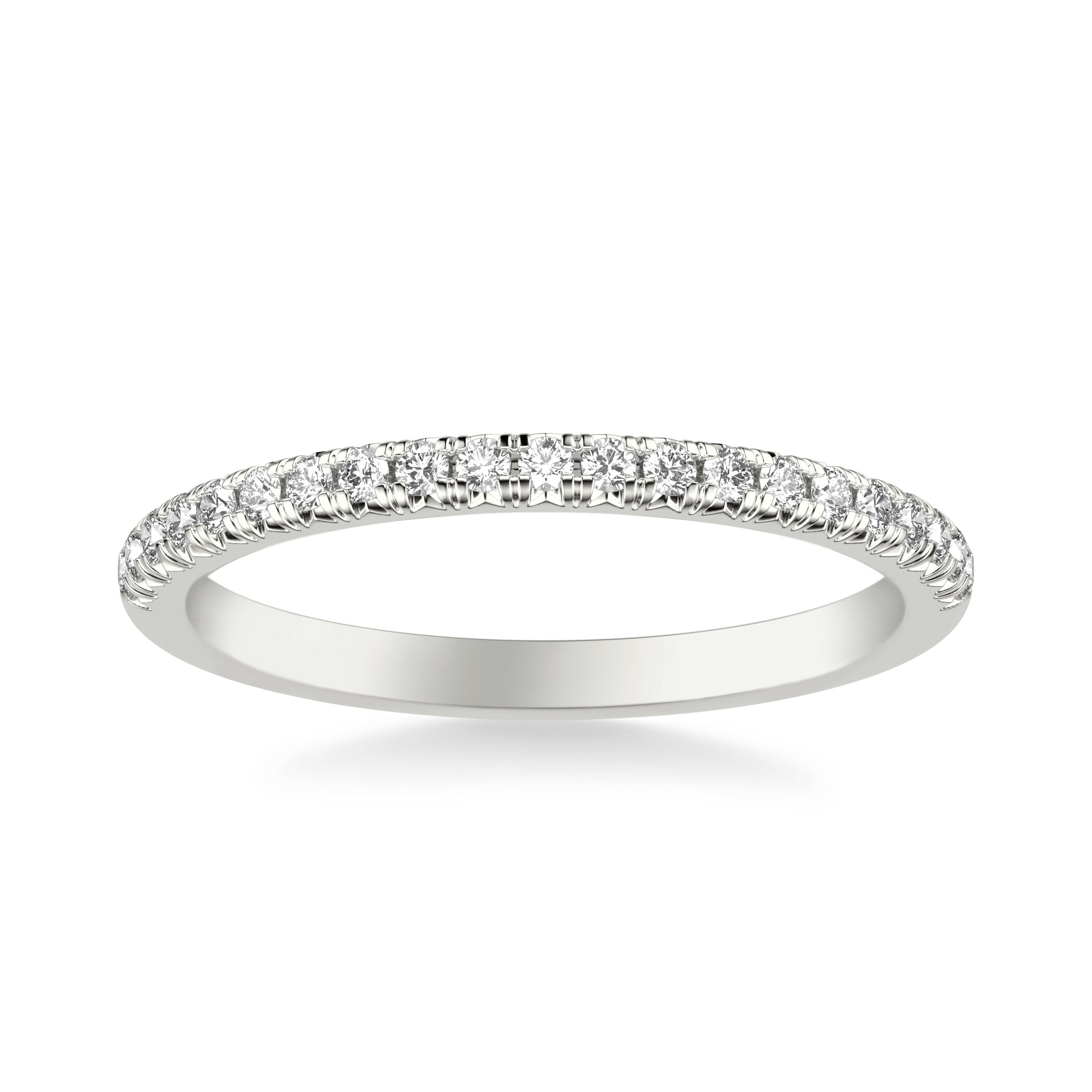 Blanche Pave Diamond Band