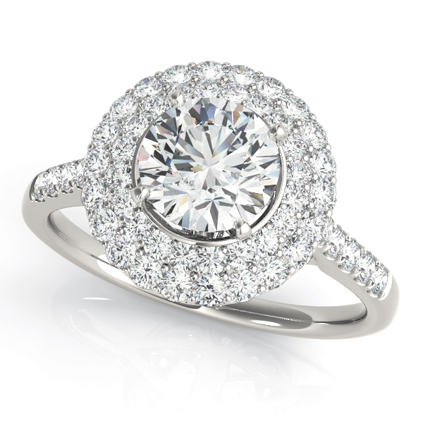 Arbor Double Halo Engagement Ring