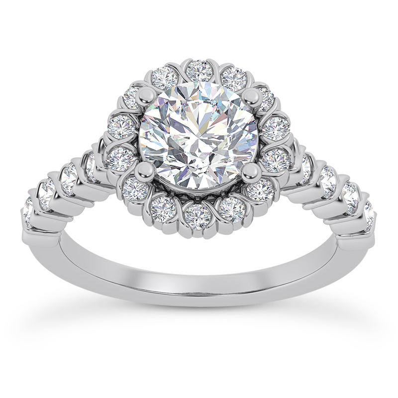 Lovi XO Halo Engagement Ring
