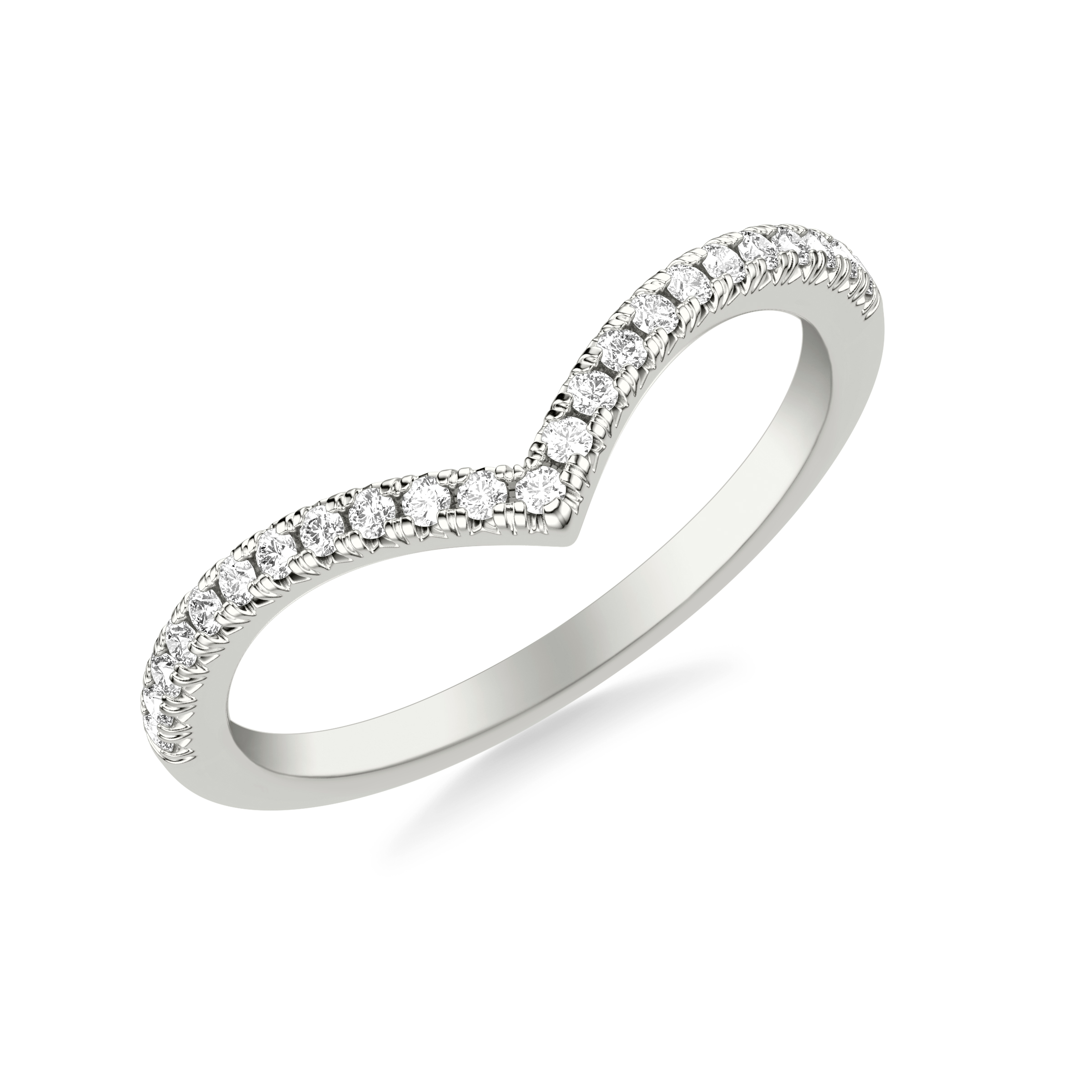 Frida Pave Diamond V-Band