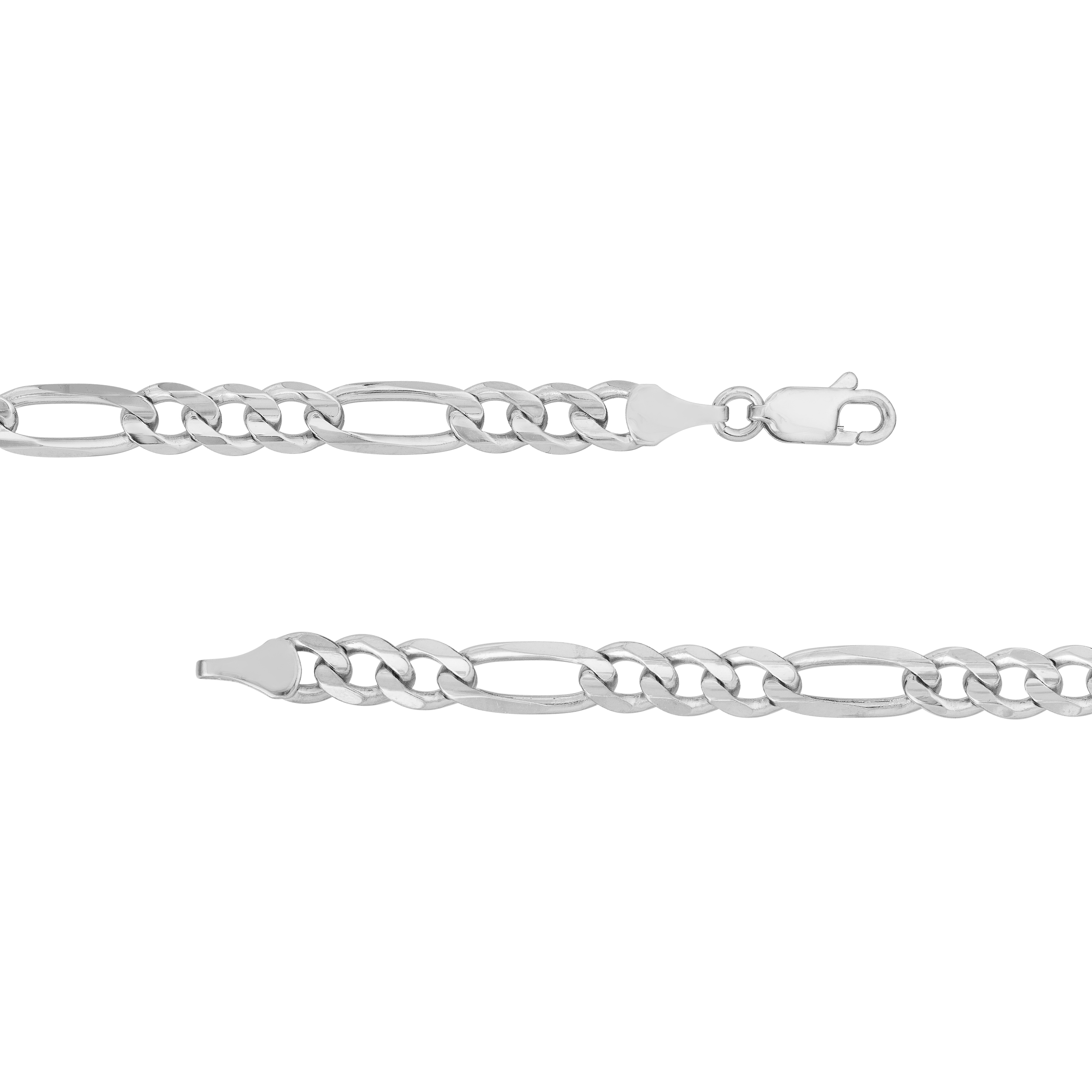 Concave Figaro Bracelet (5.8mm, 8.5")
