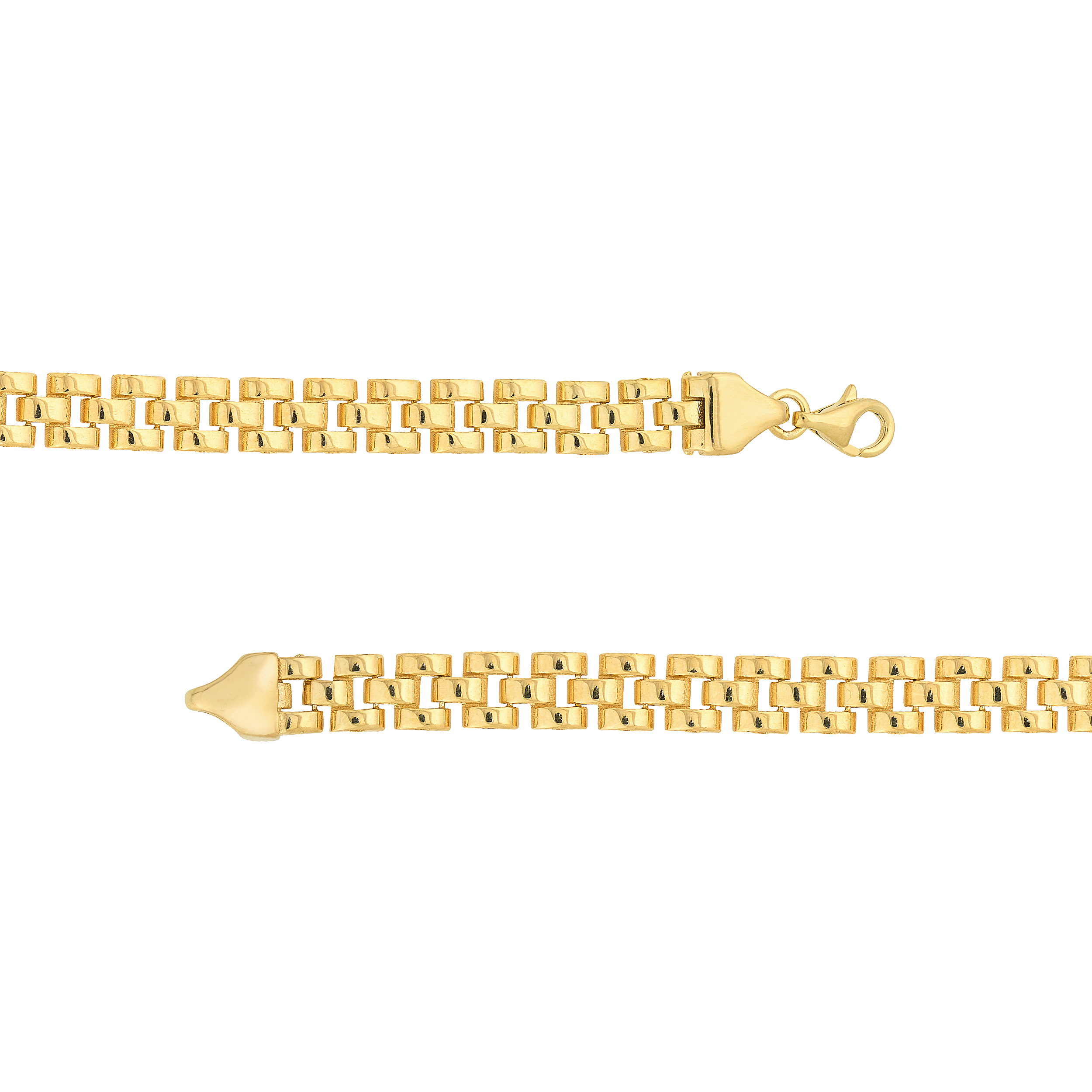 Triple Box Link Bracelet
