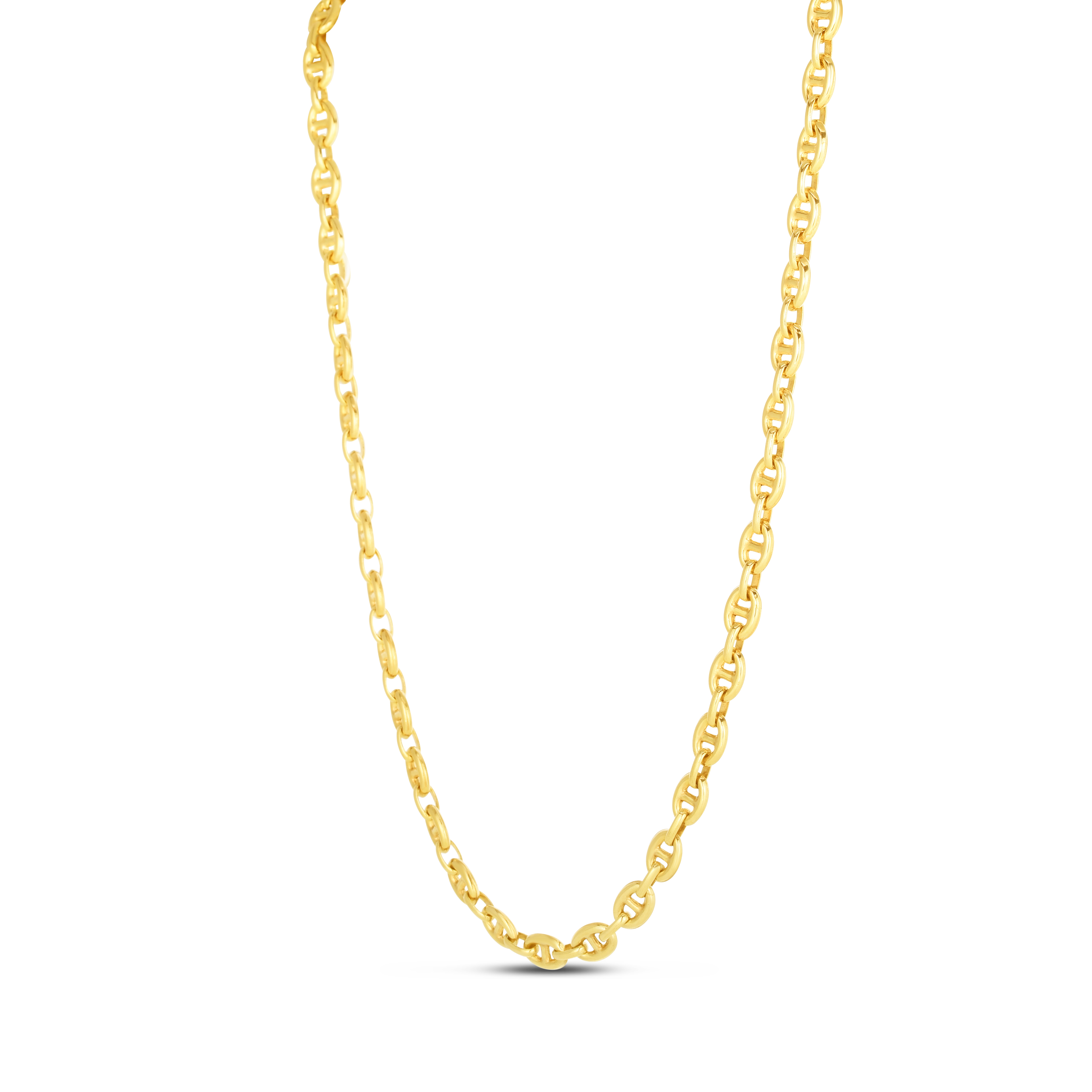 Puffed Mariner-Link Necklace