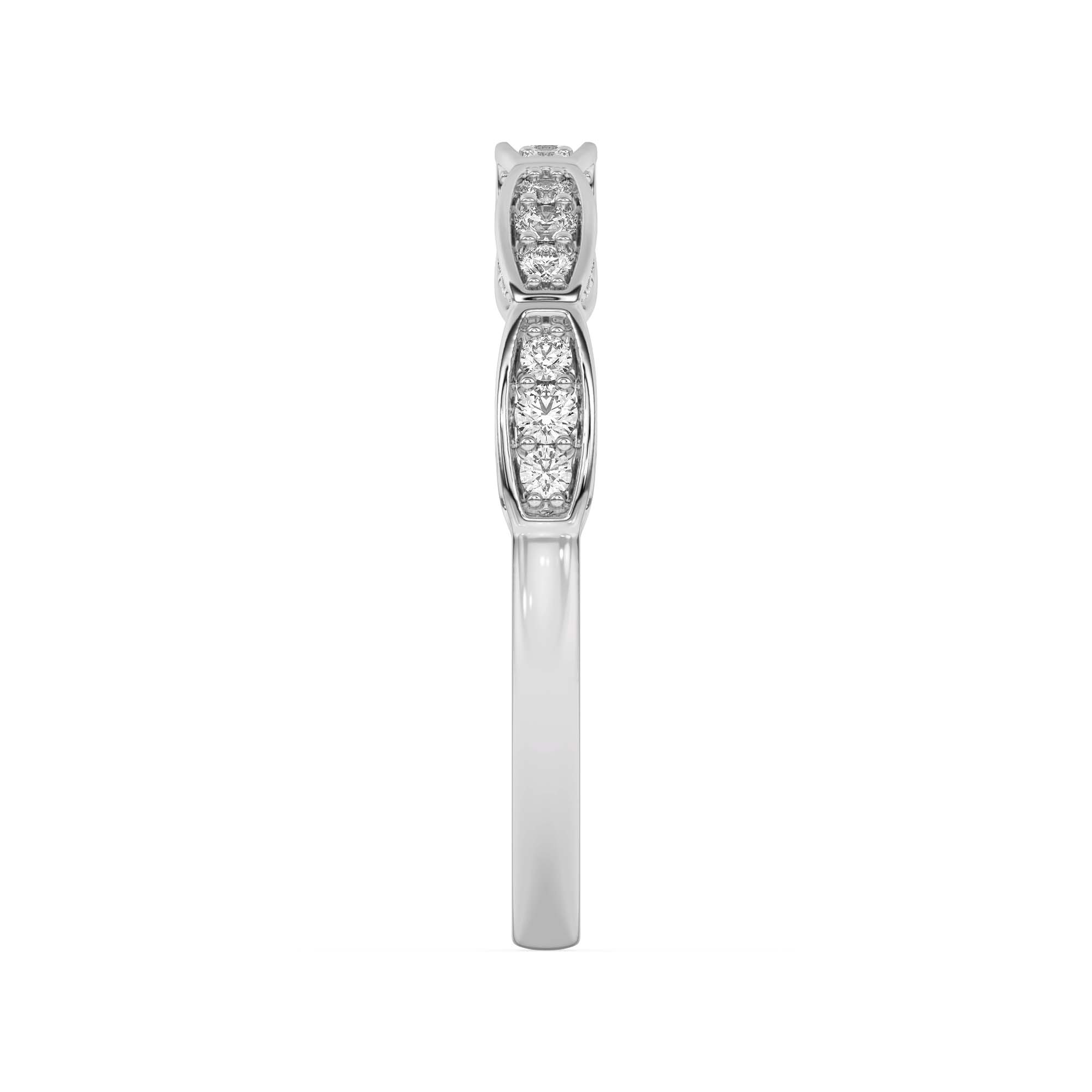 Aurelia Station-Set Pave Band