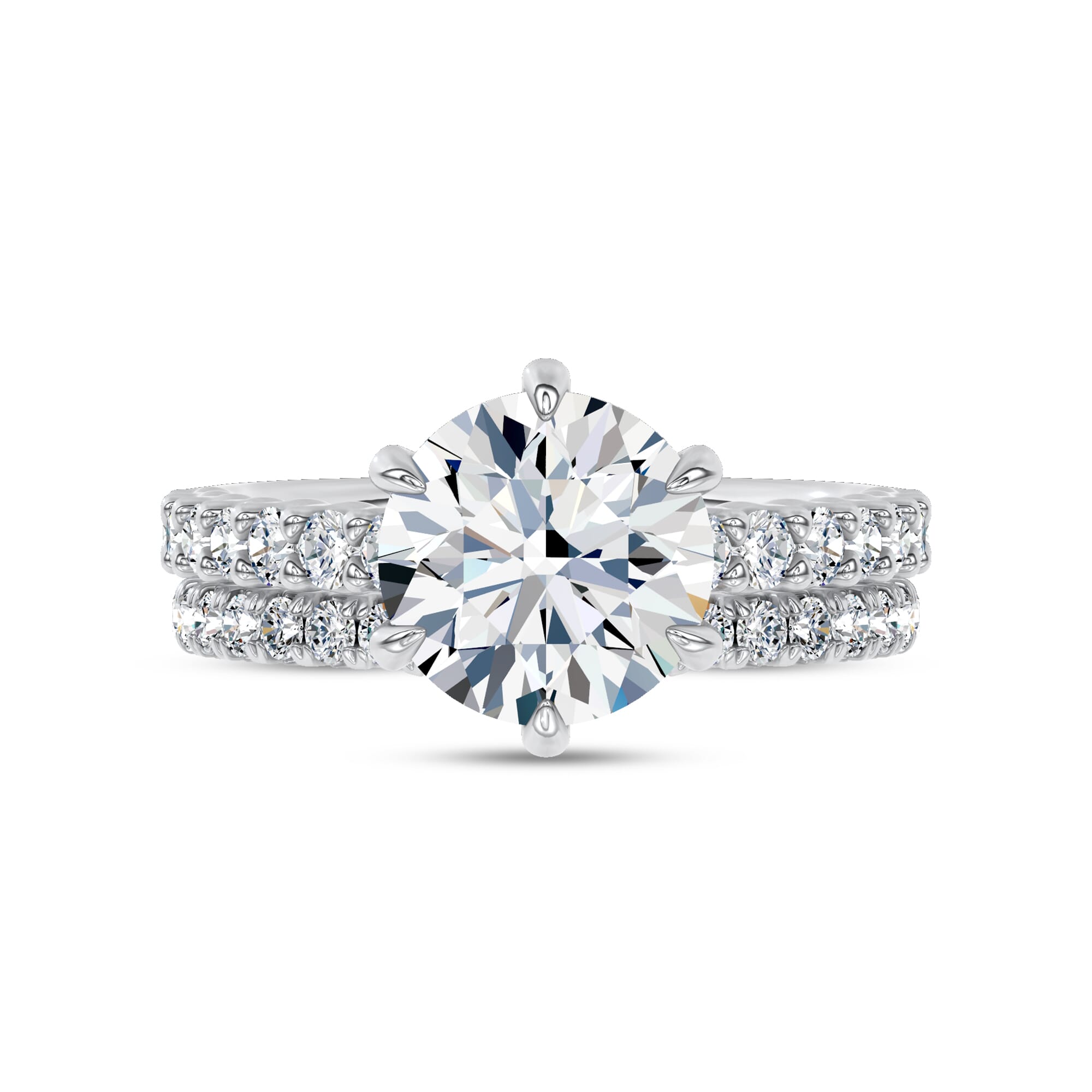 Ovation Contoured Pave Band by Christian Siriano