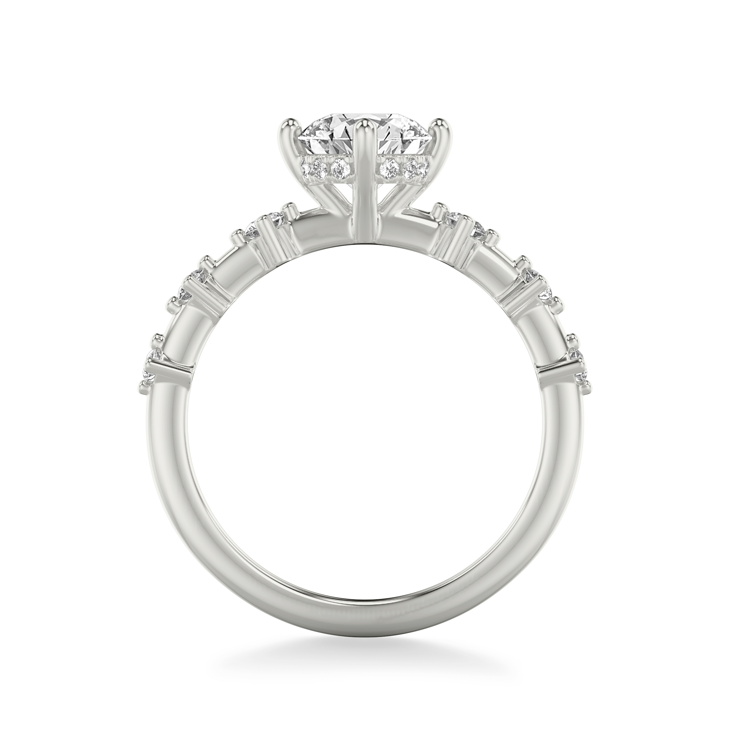 Chantal Hidden Halo Engagement Ring