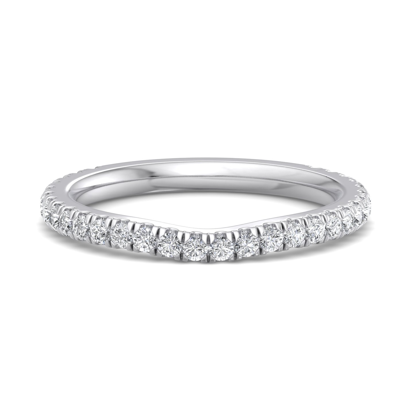 Katalina Pave Curved Band