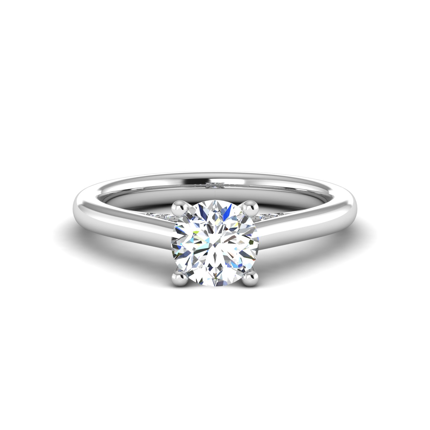 Clementine Pave Twise Engagement Ring