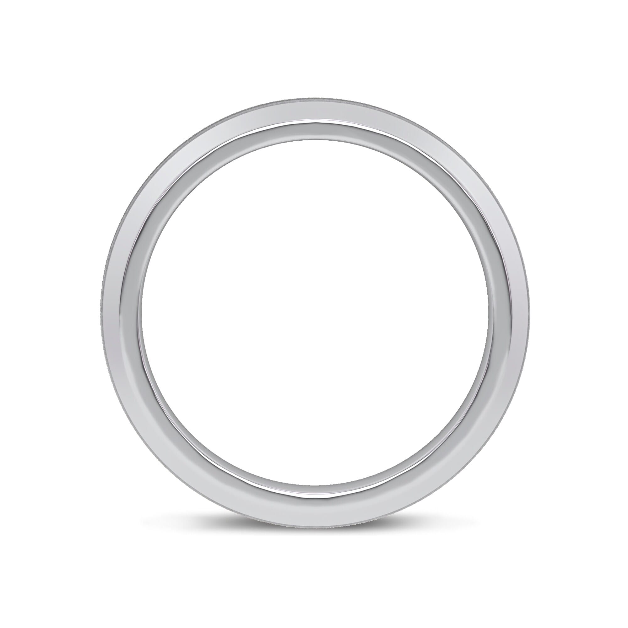 Mixed Textured Beveled Edge Band (7mm)