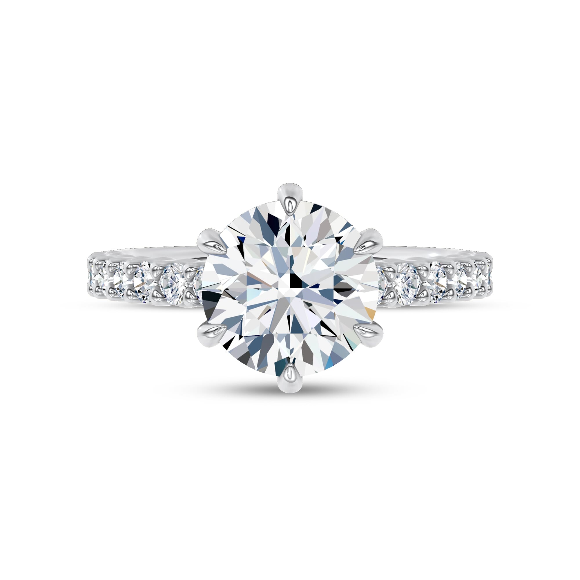 Ovation Pave Engagement Ring by Christian Siriano