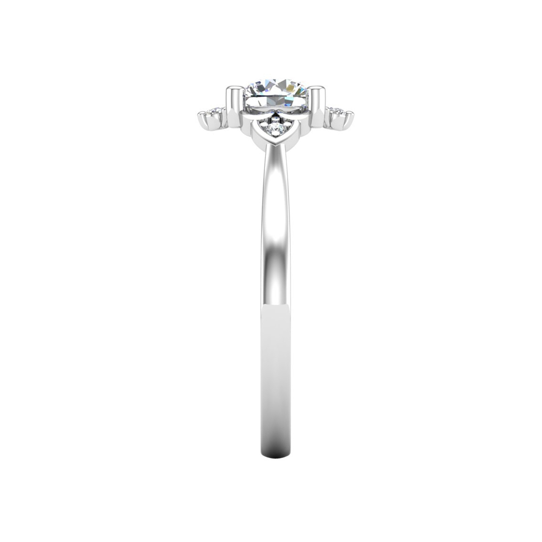 Aspen Art Deco Engagement Ring