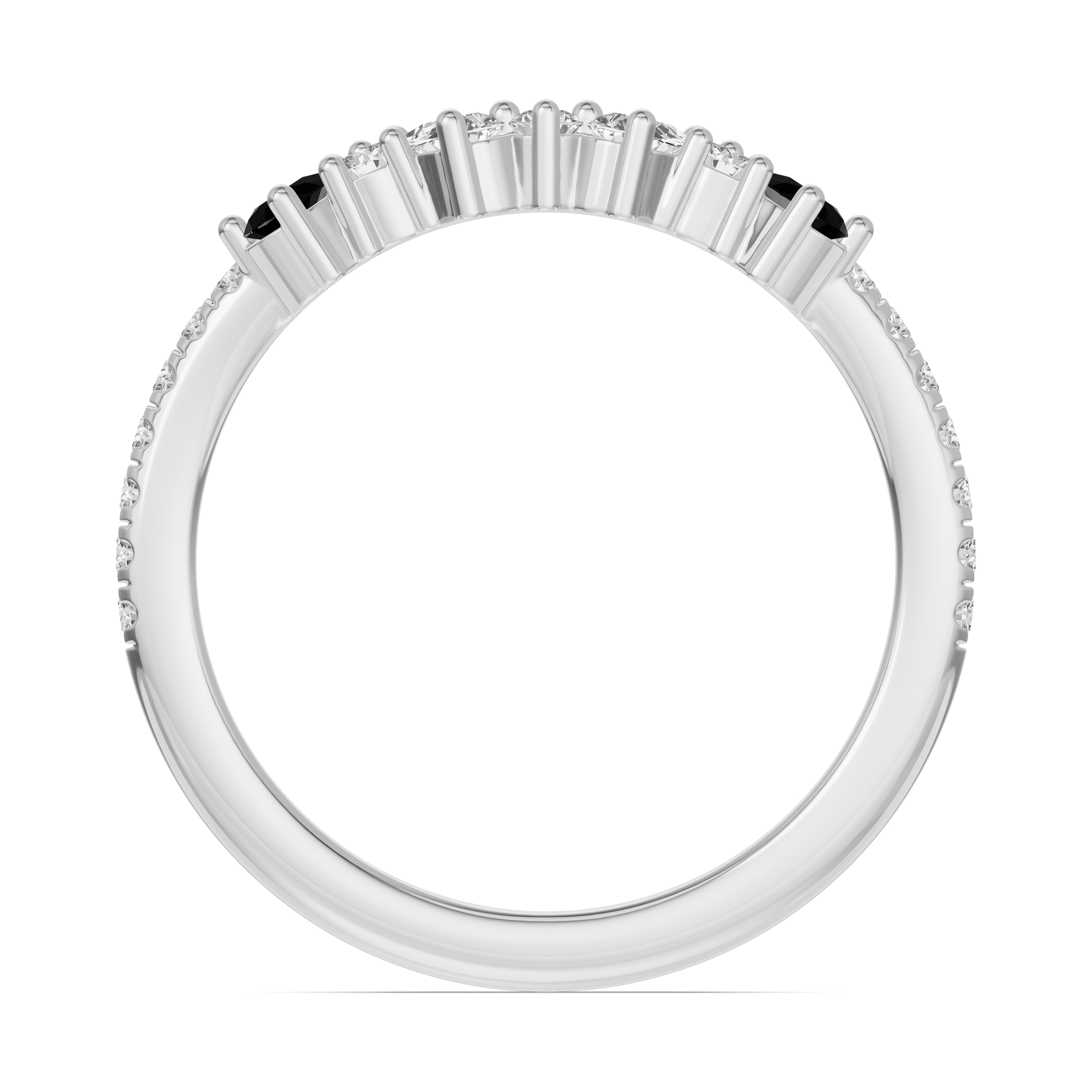 Papillon Pave Black Diamond Band