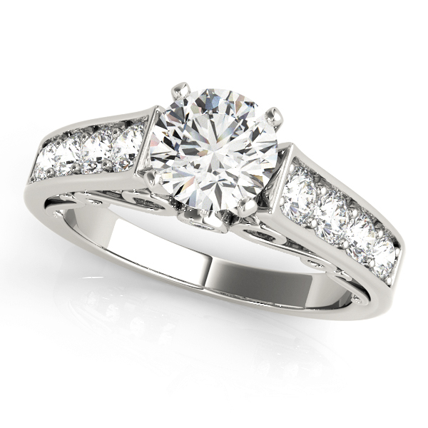 Serena Channel Diamond Engagement Ring