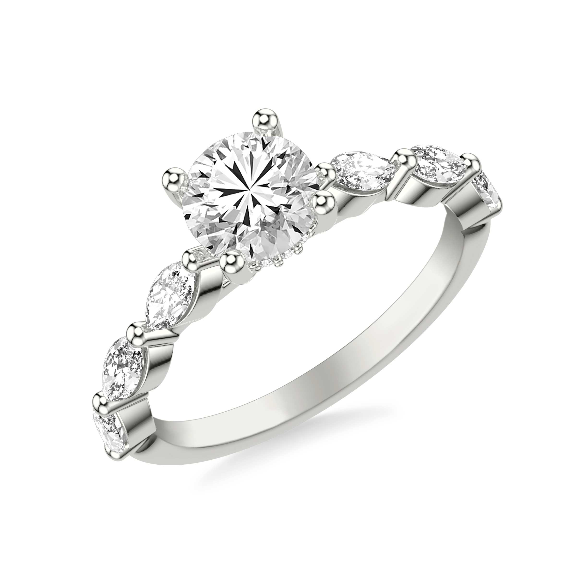 Tamsin Hidden Halo Engagement Ring