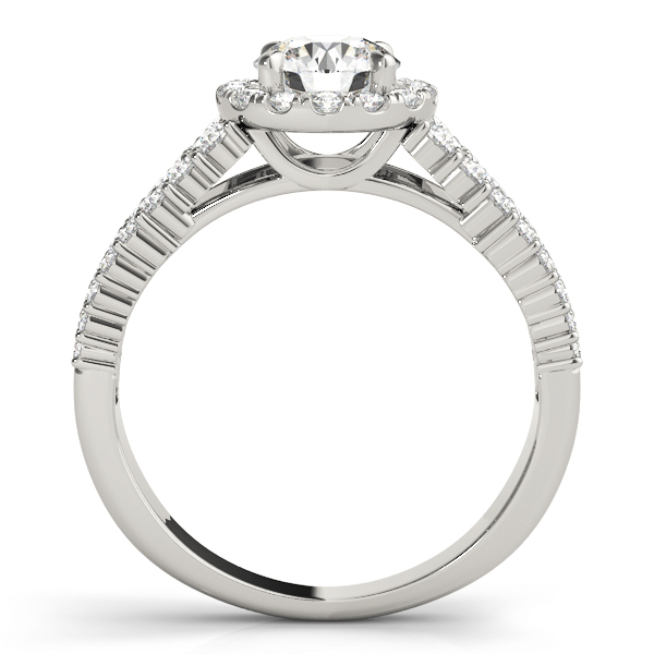 Verona Pave Diamond Encrusted Halo Engagement Ring