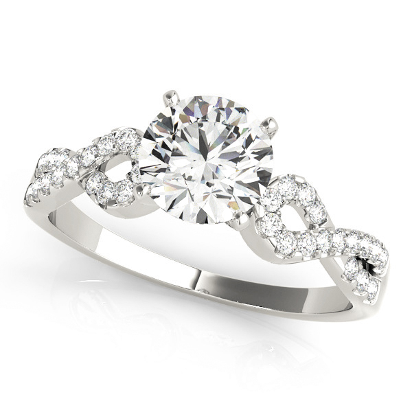 Elsbeth Micro Pave Engagement Ring