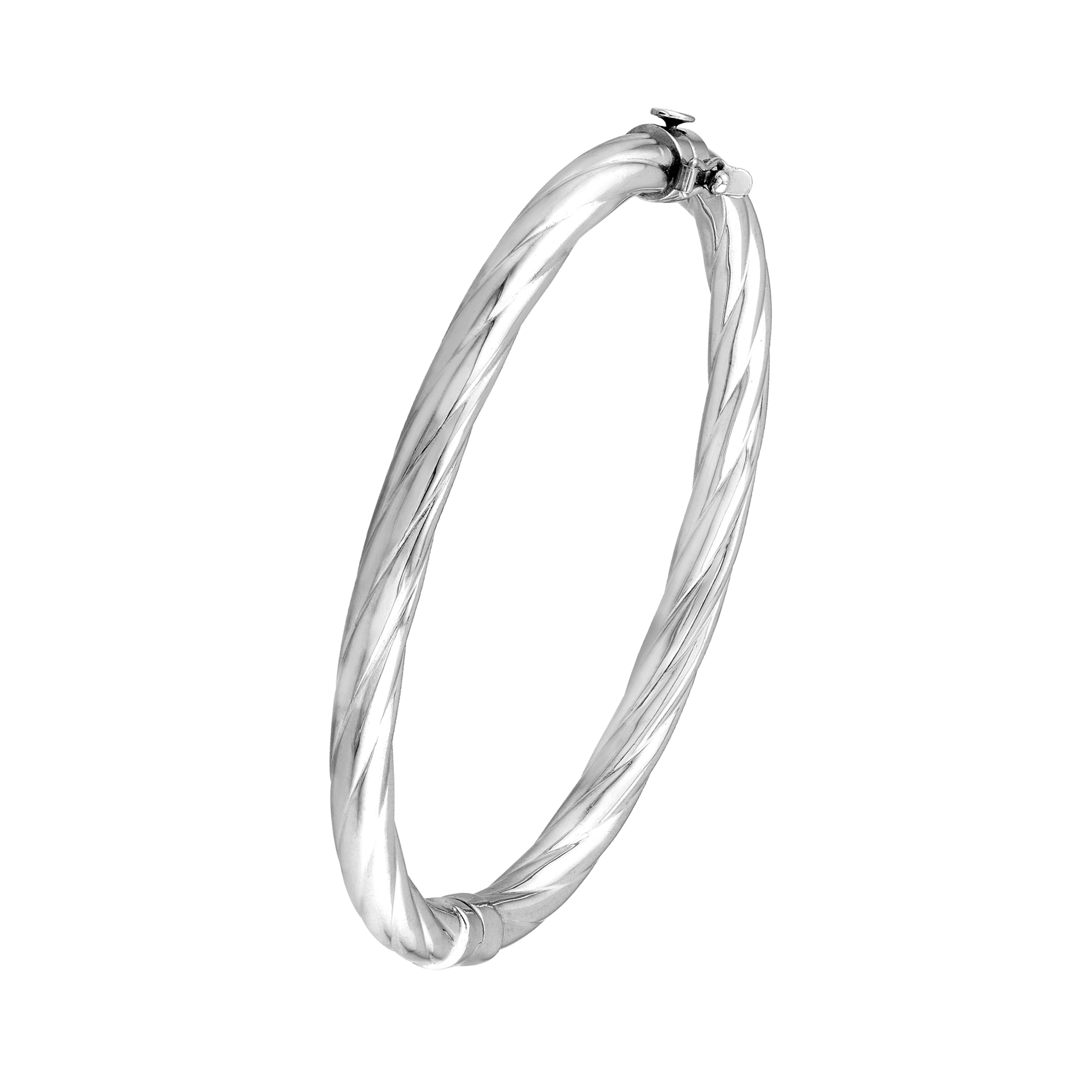 Twisted Oval Bangle