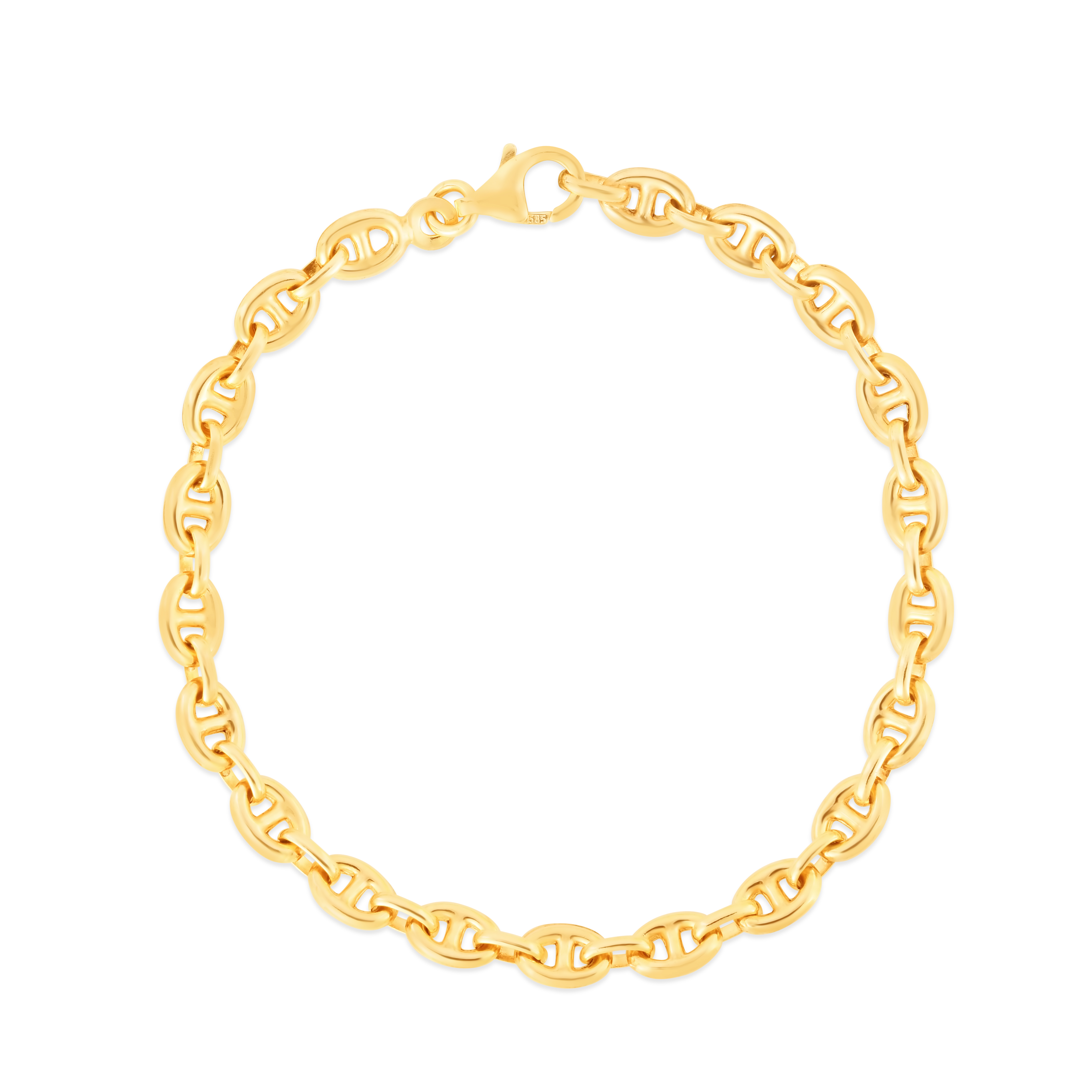 Puffed Mariner-Link Bracelet