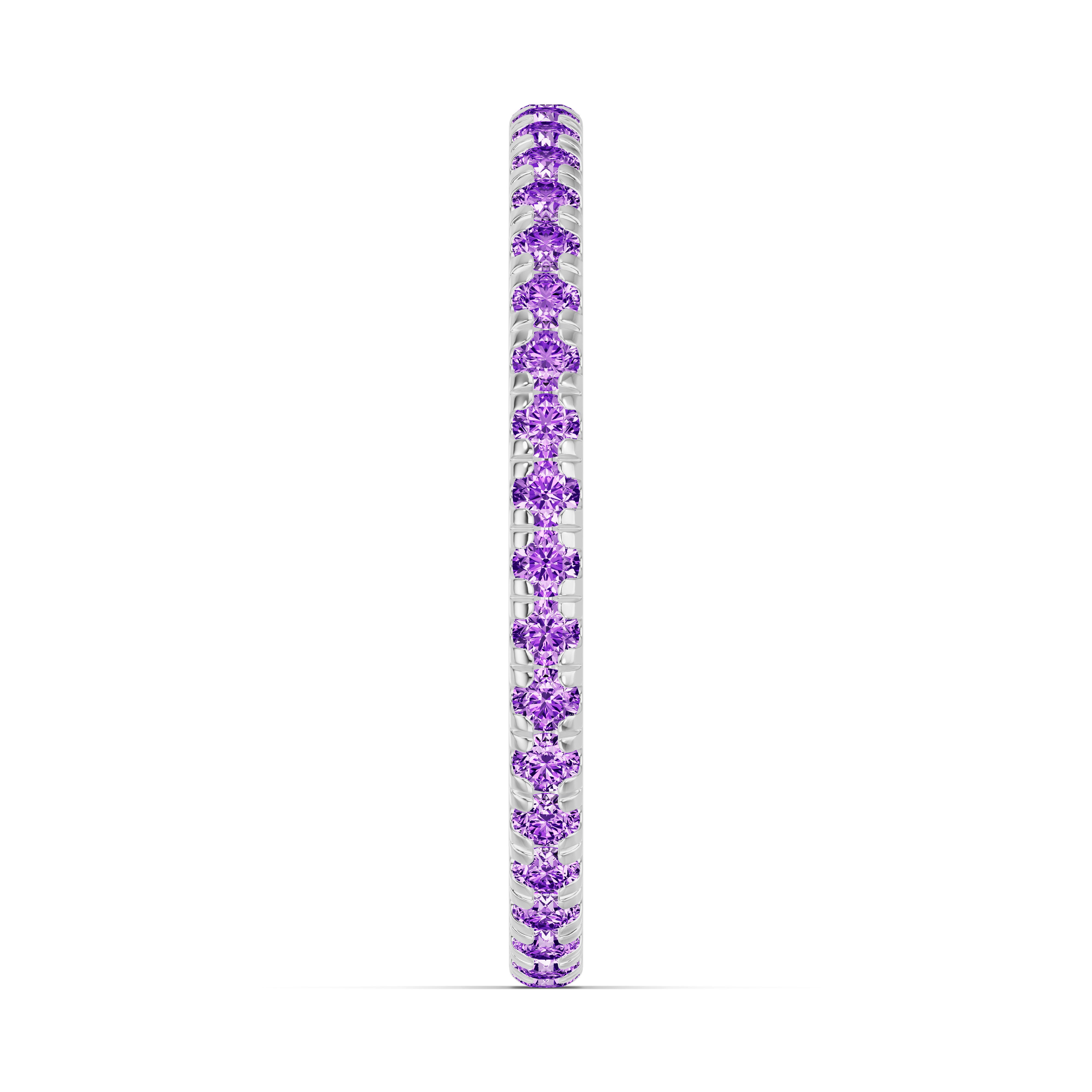 Chroma Amethyst Eternity Band
