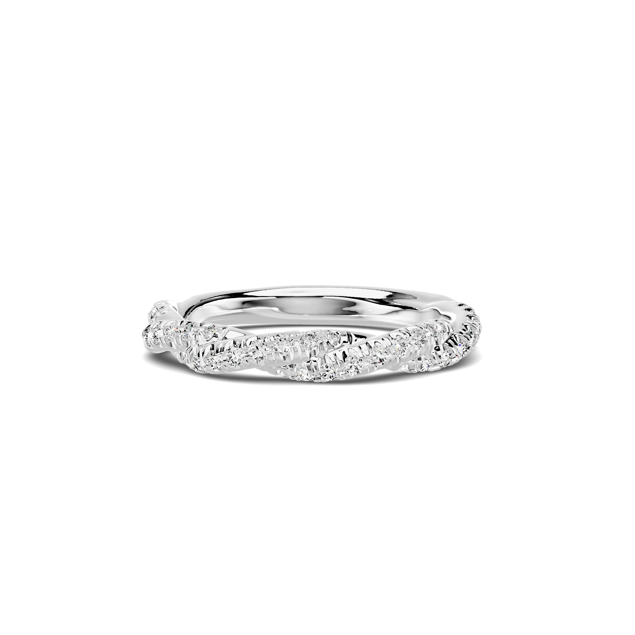 Riona Double Pave Twist Band