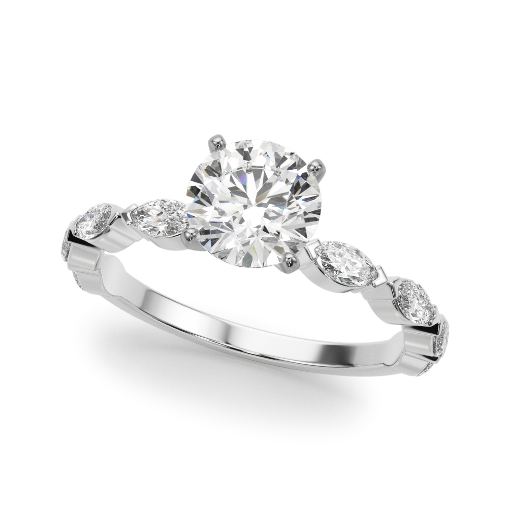 Azalia Marquise Diamond Engagement Ring