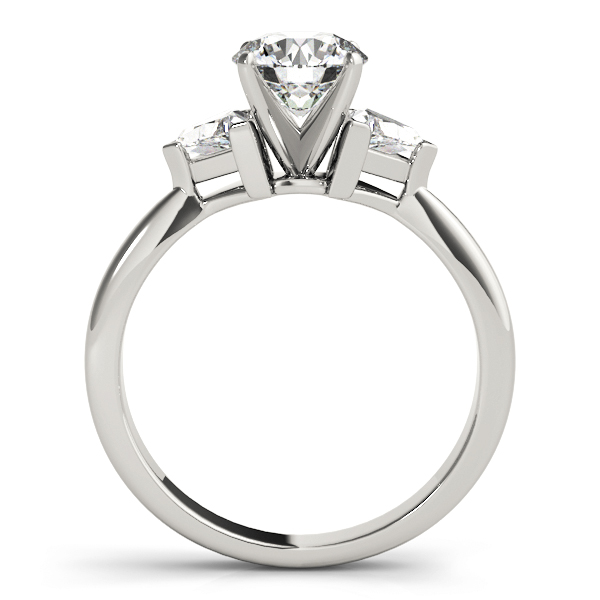 Milana Three Stone Engagement Ring