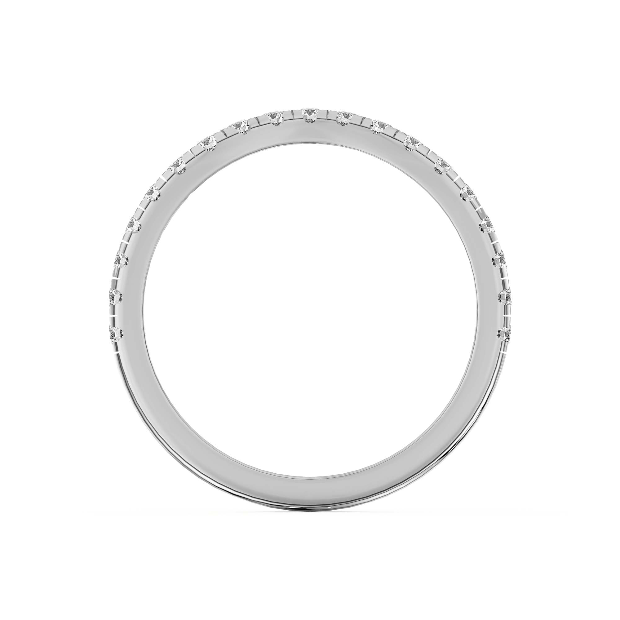 Betsy Classic Curved Lab Pave Band