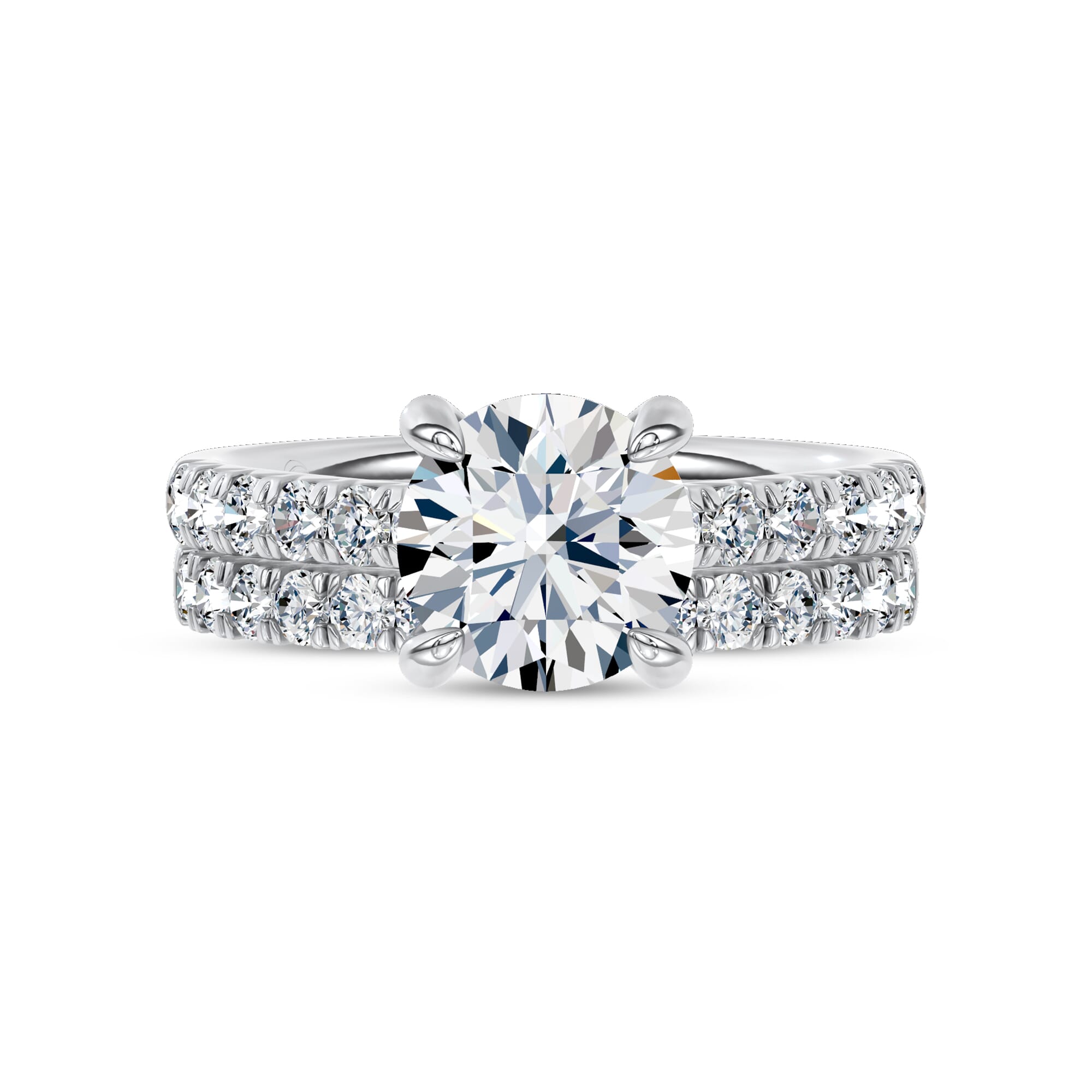 Joye French Pave Band by Christian Siriano