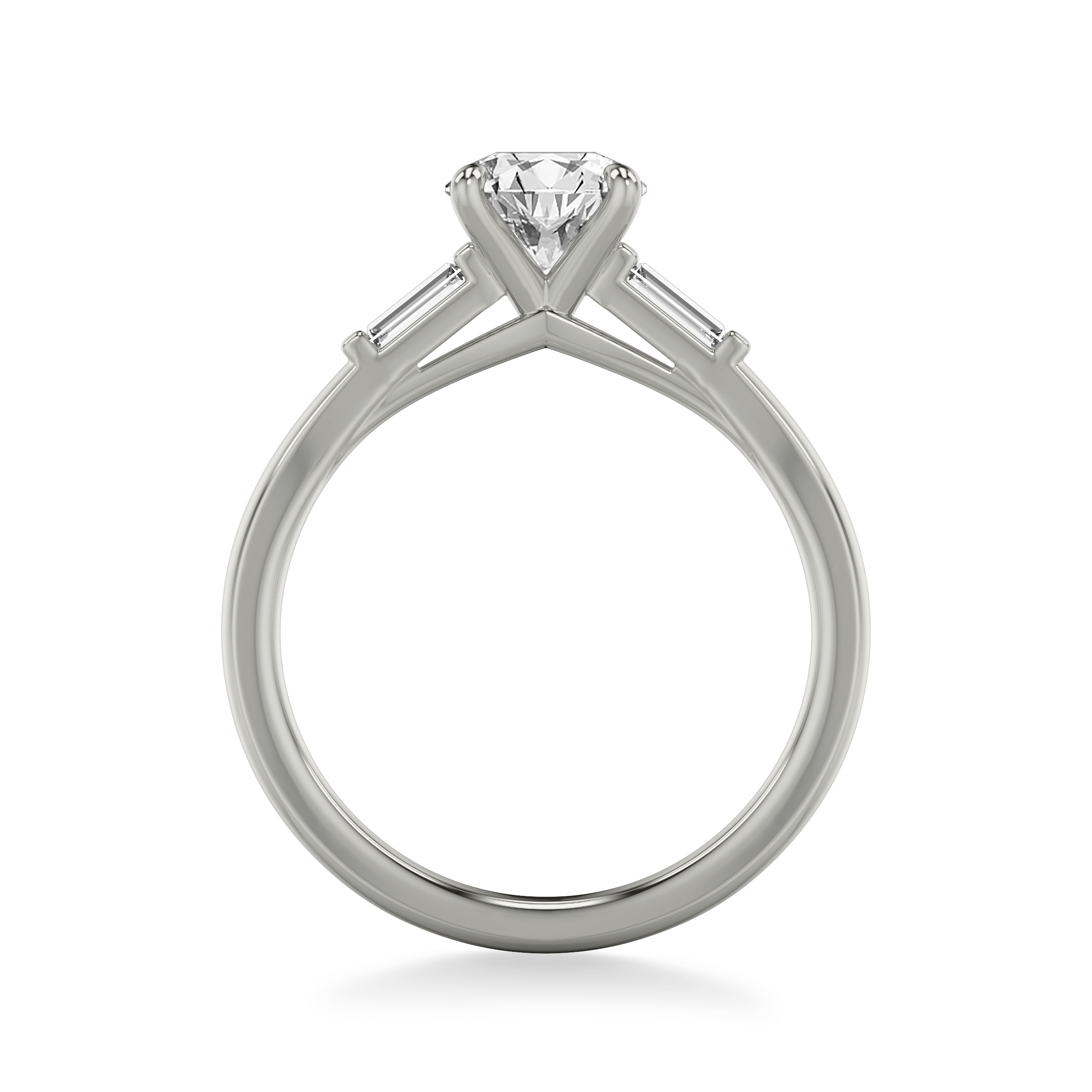 Luisa Classic 3-Stone Engagement Ring