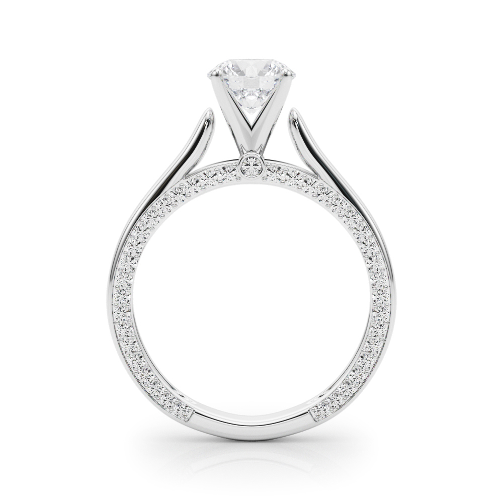 Joy Pave Diamond Engagement Ring