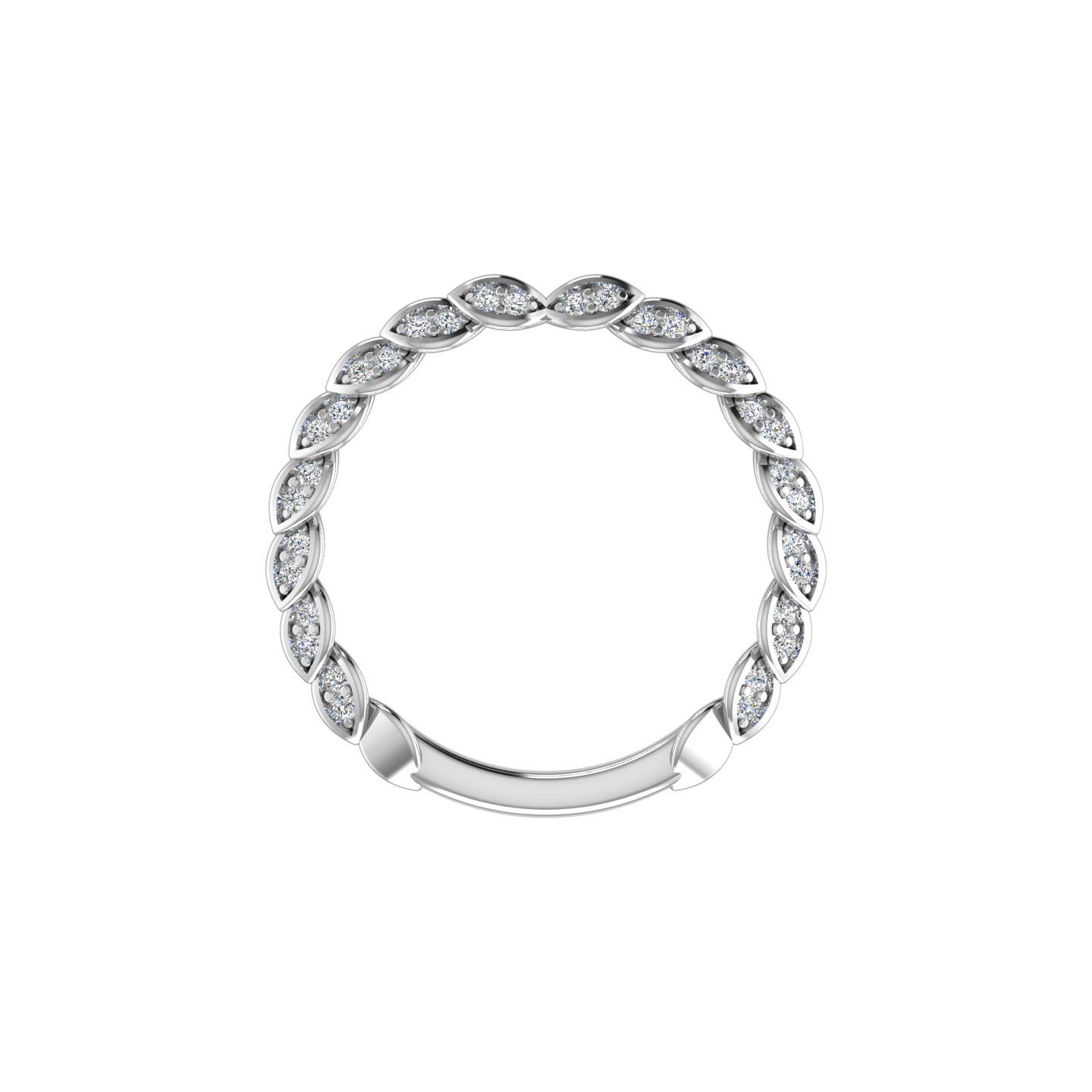 Cataleya Pave Leaf Band